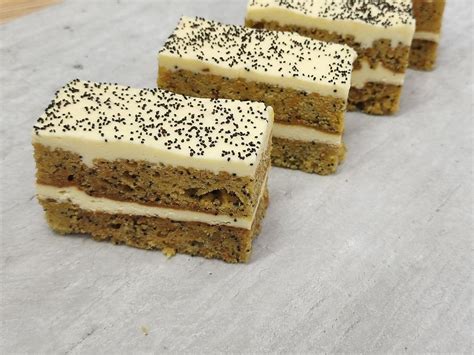 Orange & Poppy Seed Cake Slice - Patisserie New York