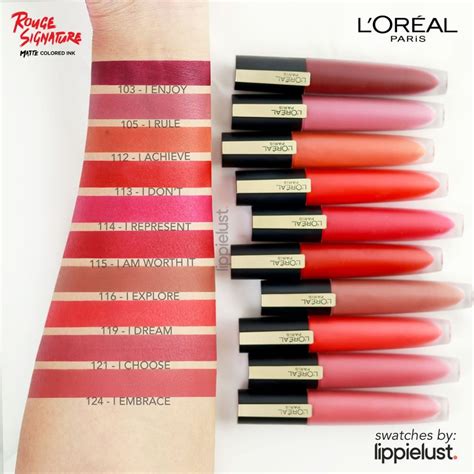 L’OREAL ROUGE SIGNATURE MATTE COLORED INK - LIPPIELUST