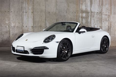 2013 Porsche 911 Carrera 31572 Miles White Convertible 3.4l H6 350hp ...