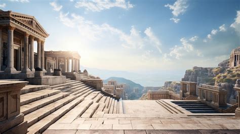 Premium Photo | Ancient Greece HD 8K wallpaper Stock Photographic Image