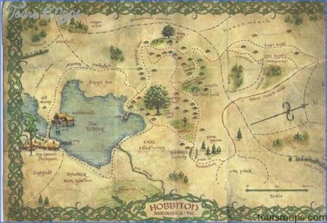 Hobbiton New Zealand Map - ToursMaps.com