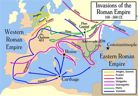 Invasions of the Roman Empire (Illustration) - World History Encyclopedia