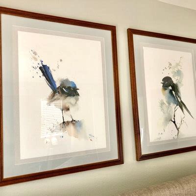 Wren Bird Watercolor Art Print, Bird Giclee Painting, Bird Wall Art ...