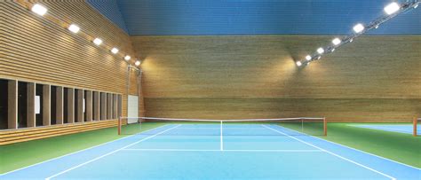 Indoor Tennis Courts Lighting Case Studies, Tennis Academies, Country ...