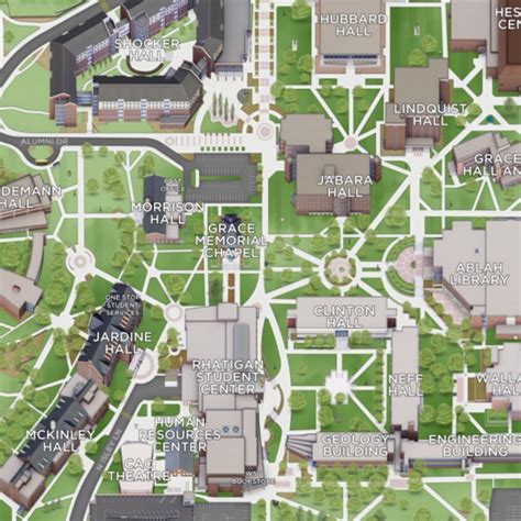 Wichita State University Campus Map Pdf - Printable Map