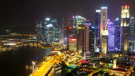 Singapore City Skyline 1623910 Stock Video at Vecteezy