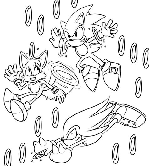 Sonic and His Friends coloring page - Download, Print or Color Online ...