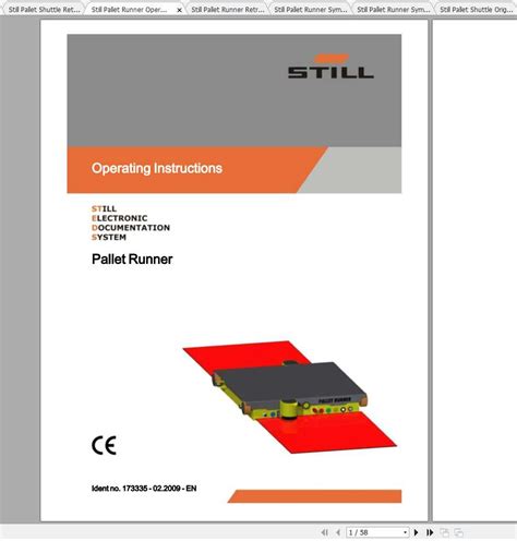 Still Pallet Runner & Pallet Shuttle Original Instructions | Auto ...