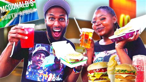 Trying McDonald's In SOUTH AFRICA! 🇿🇦🍟 - YouTube