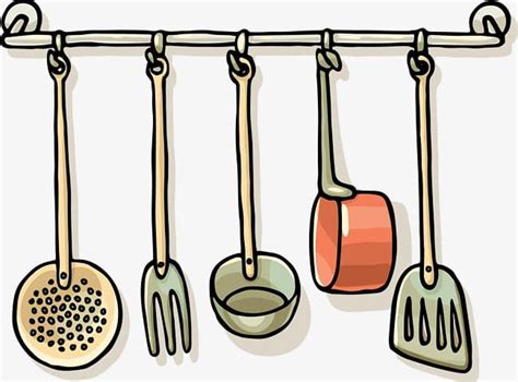 Black Line Kitchen Utensils PNG, Clipart, Black, Black Clipart, Kitchen ...