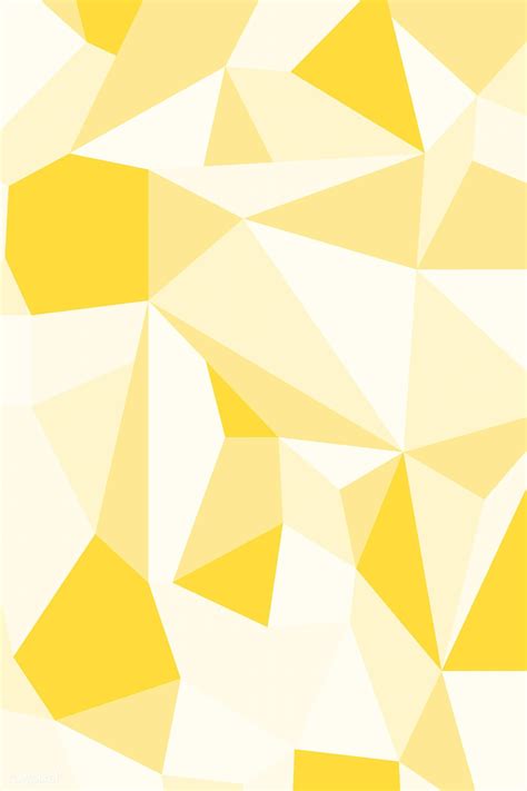 Yellow geometric patterned background | free image by rawpixel.com ...