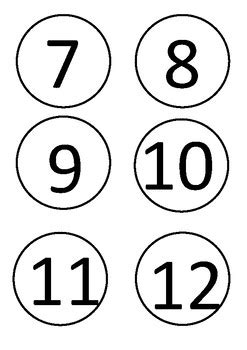 Numbers 1-100 Circles by AussieTeachResources | TPT