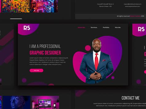 Designer Portfolio Website :: Behance