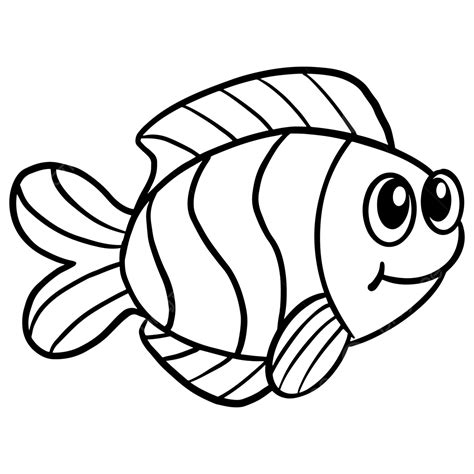 Triangle Black And White Clipart Fish