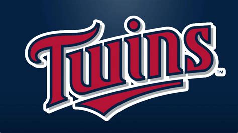 Download Red And Blue Minnesota Twins Logo Wallpaper | Wallpapers.com