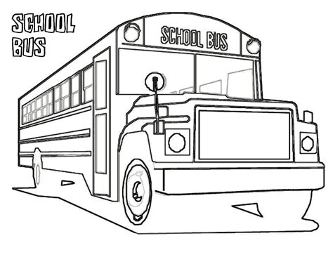 School Bus Printable Coloring Page Free Coloring Pages Free | Images ...