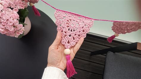 Crochet bunting