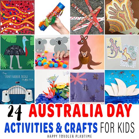 24 Amazing Australia Day Crafts for Kids - HAPPY TODDLER PLAYTIME