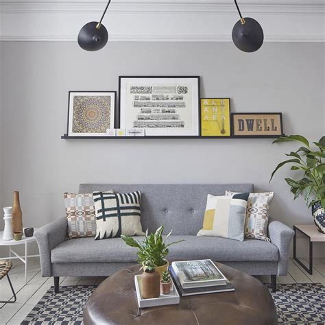 40 grey living room ideas – decor in shades from charcoal to pale grey ...