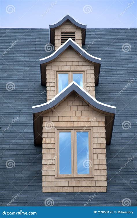 Dormer windows stock image. Image of classic, dormer - 27850125