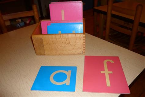 The Sandpaper Letters | | St. Andrew's Montessori