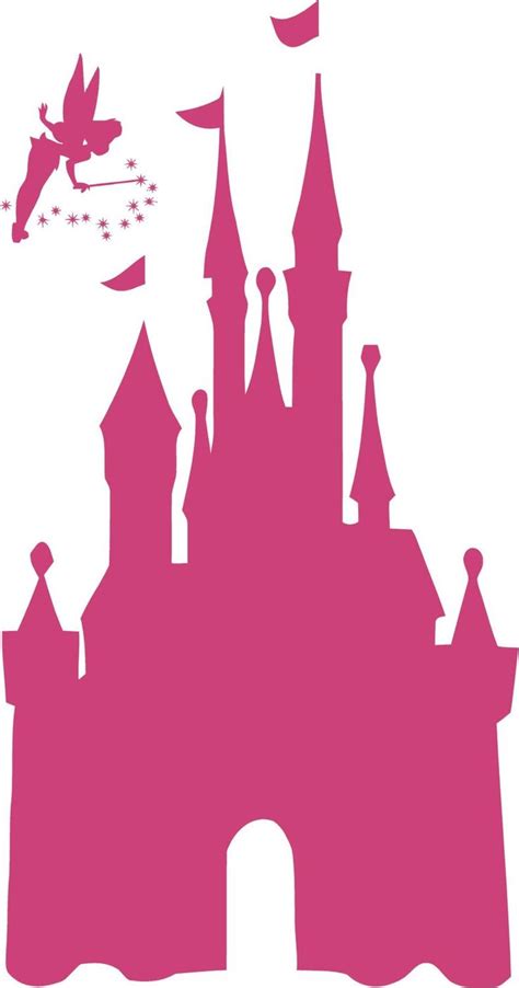 Disney CASTLE 22x42 Tinkerbell Vinyl Decal Wall Lettering - Etsy ...