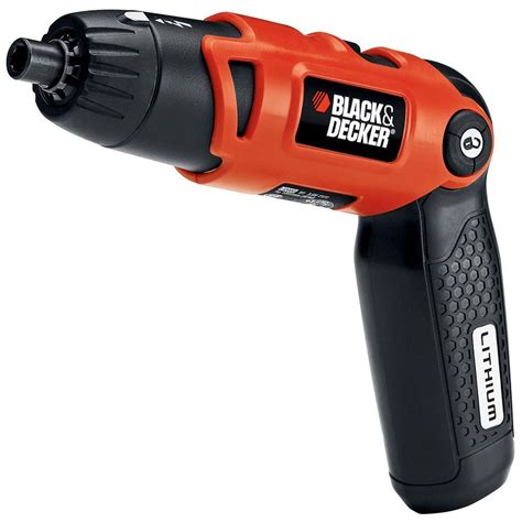 BLACK+DECKER 6-Volt Alkaline Cordless Powered Screwdriver with (4) AA ...