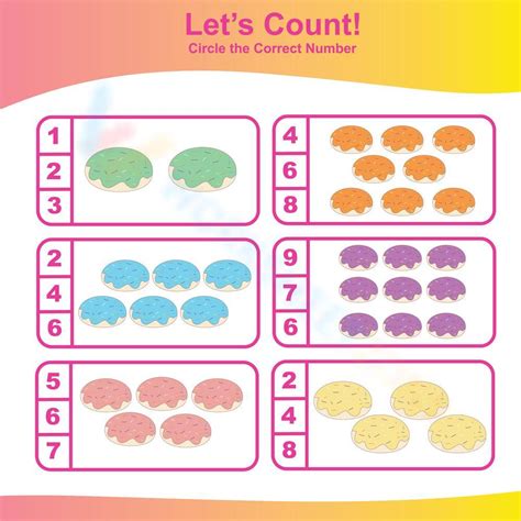 Let's Count 16 Worksheet