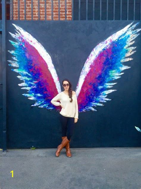 Angel Wings Wall Mural Los Angeles | divyajanan