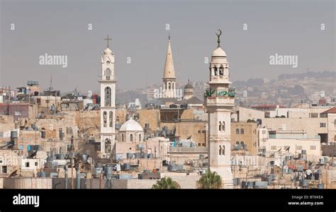 Panoramic skyline of Bethlehem, Palestine Stock Photo - Alamy