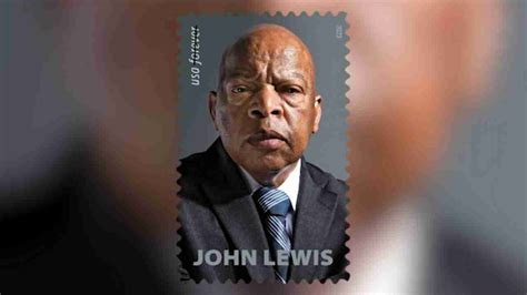 Stamp of civil rights icon John Lewis unveiled in ceremony at the U.S ...