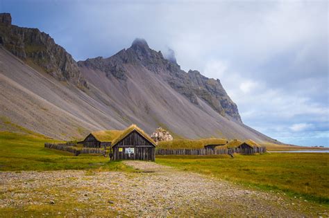 Reconstructed Viking Village in Hofn, Iceland (Illustration) - World ...