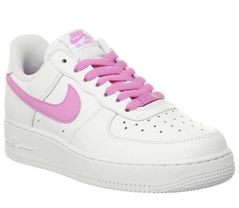 Nike Air Force 1 '07 Trainers White Psychic Pink - Hers trainers