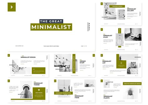 Minimalist Slide Templates