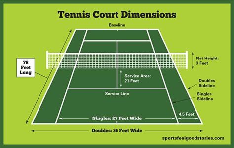 Tennis Court Dimensions, Net Size, Height, Fun Facts, and Racquet Size