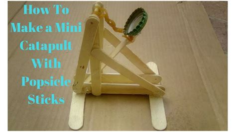 How To Build A Catapult With Popsicle Sticks