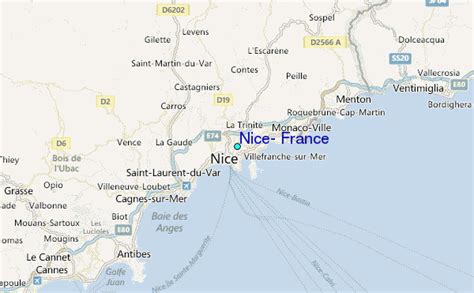 Nice France Map