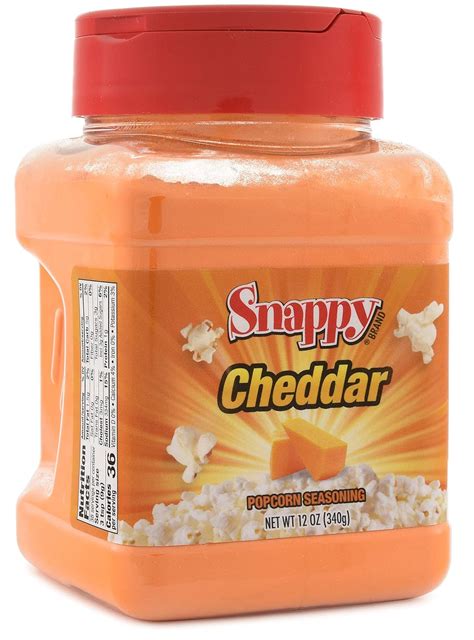 Amazon.com : Snappy Cheddar Cheese Popcorn Seasoning, 12 Oz : Grocery ...