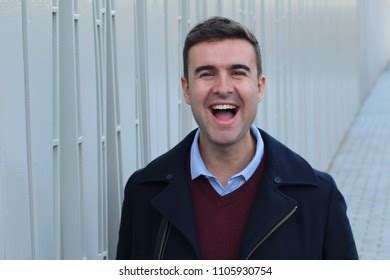 Handsome Man Laughing Out Loud Stock Photo 1105930754 | Shutterstock