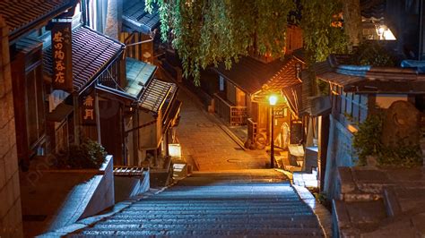 Night View Of Niniaban And Niniaban In Kyoto Japan Background, Night ...