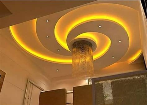 10 Simple False Ceiling Design For Living Room In 2020