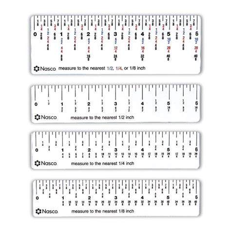 Nasco Fraction Ruler Set