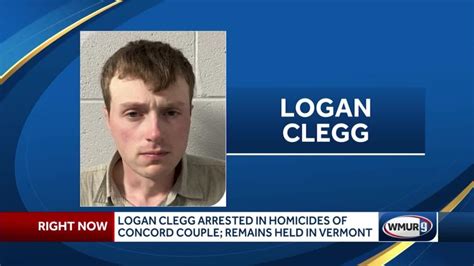 Logan Clegg arrested, charged in homicides of Concord couple; remains ...