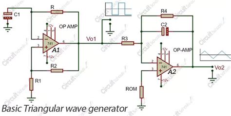 Triangle Wave Generator Circuit Diagram - Circuit Diagram