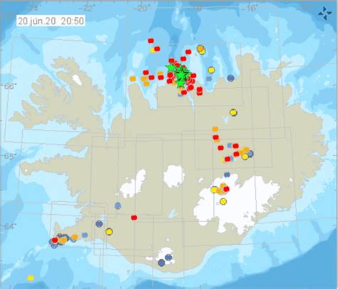 Earthquakes Shake North Iceland