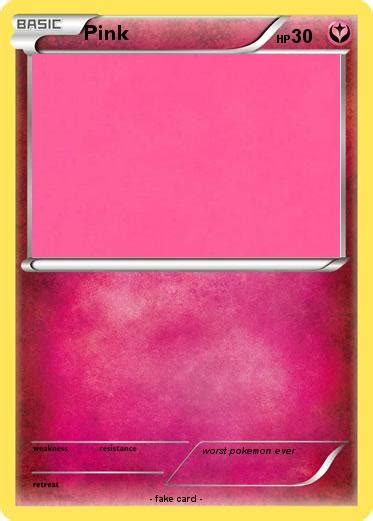 Pokémon Pink 1625 1625 - My Pokemon Card