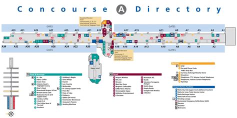 Atlanta Airport Map C February 16, 2019