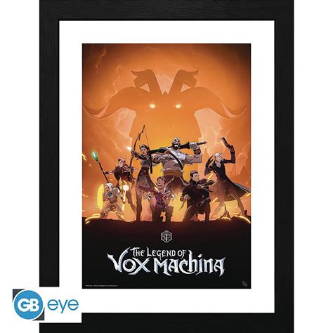 JUL238043 - LEGEND OF VOX MACHINA CAST KEY ART FRAMED PRINT - Previews ...