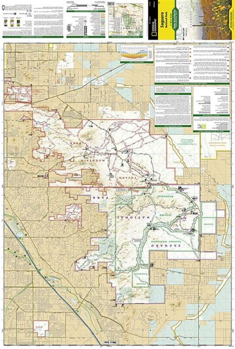 Saguaro National Park Map | Saguaro National Park, Arizona