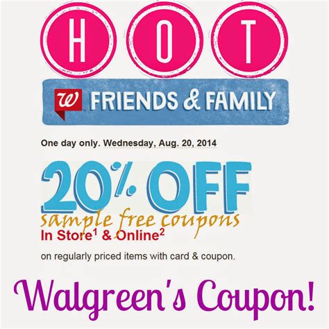 Walgreens Coupons September 2014